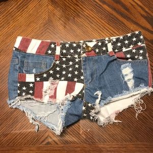 American Flag Shorts